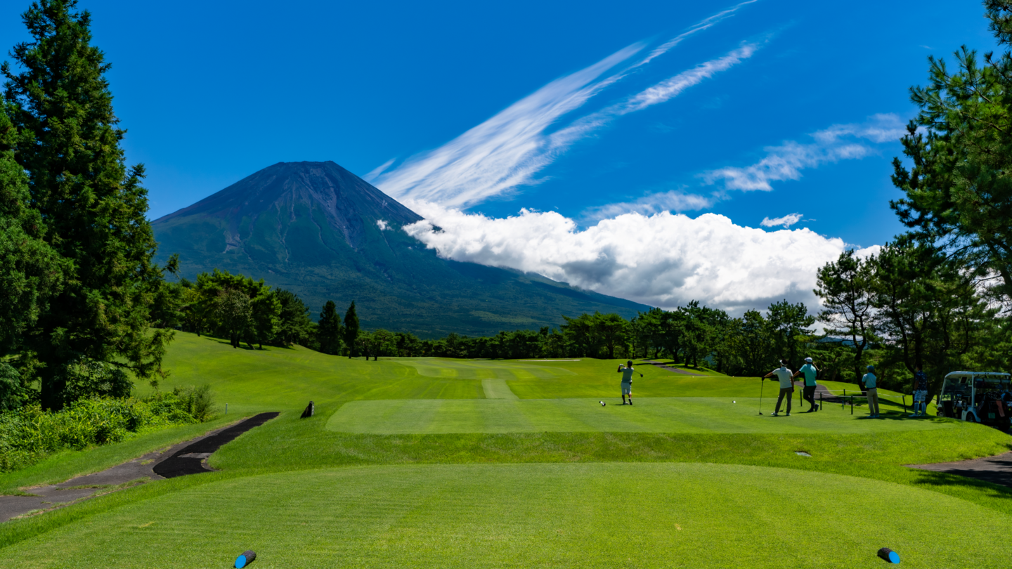 朝霧ジャンボリーゴルフクラブの全景